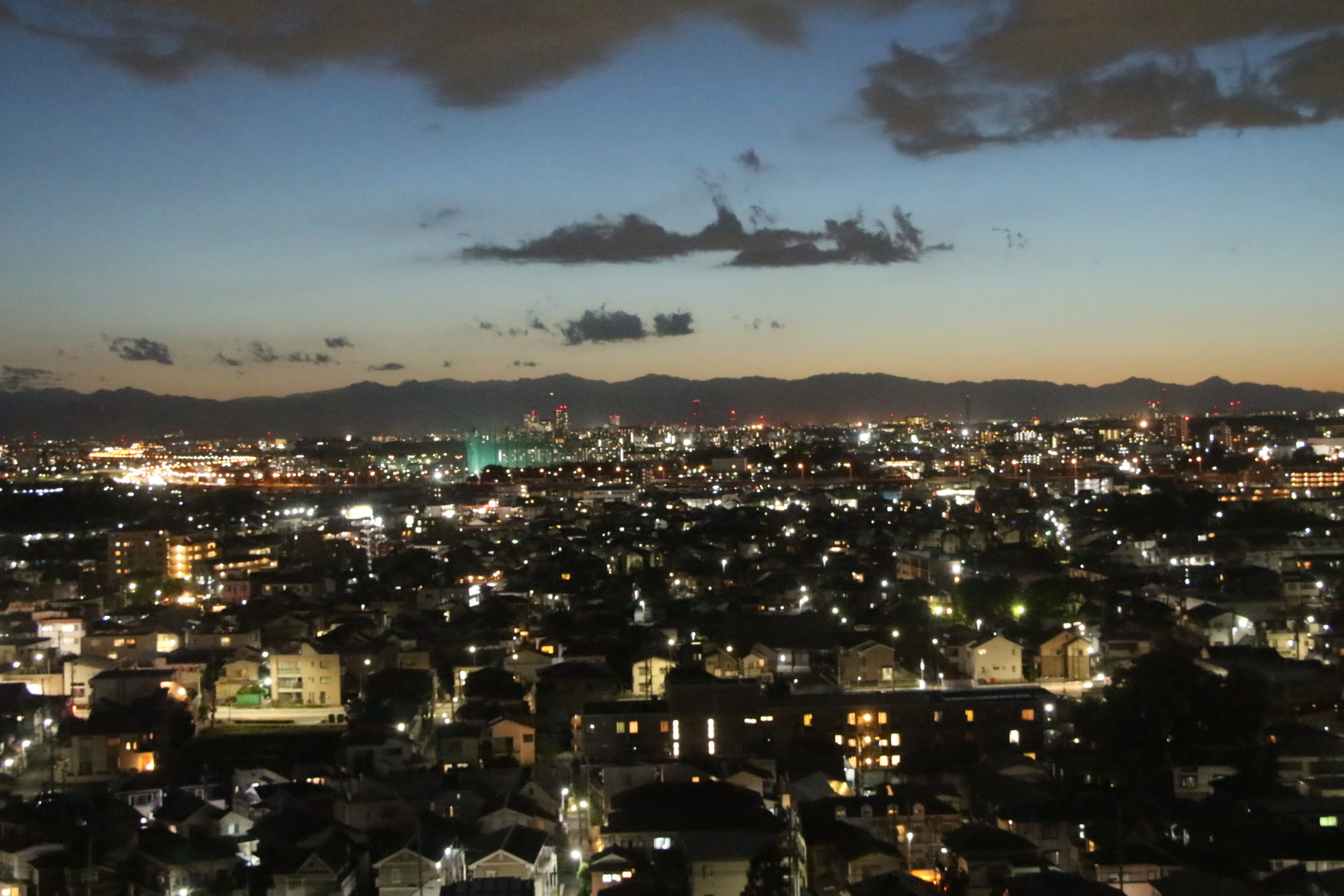 調布市文化会館たづくり 展望ロビーからの夜景 気まぐれドライブ日記 自然の生命の風景と夜景