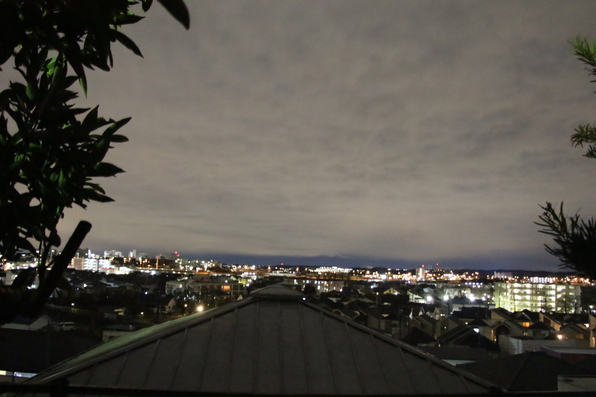 調布市を眺める夜景 気まぐれドライブ日記 自然の生命の風景と夜景